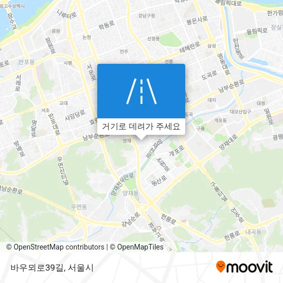 바우뫼로39길 지도