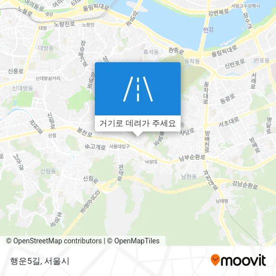 행운5길 지도