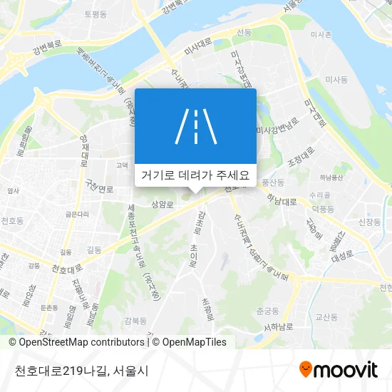 천호대로219나길 지도