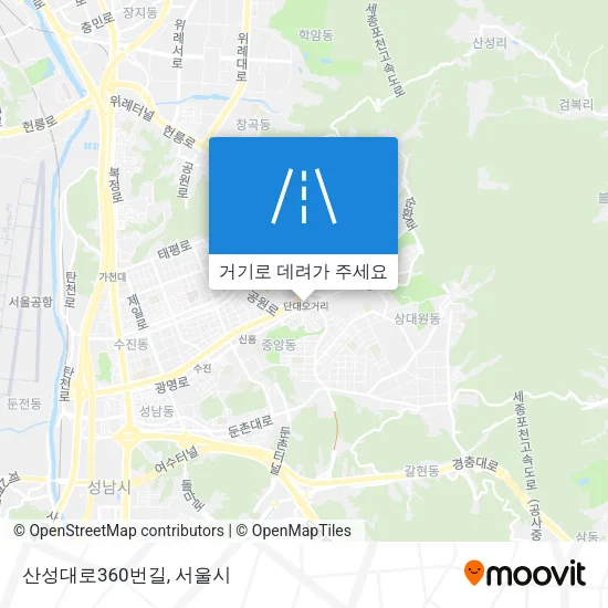 산성대로360번길 지도