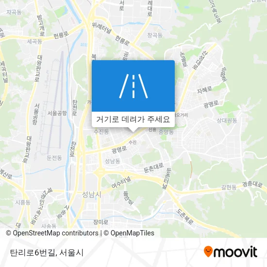 탄리로6번길 지도