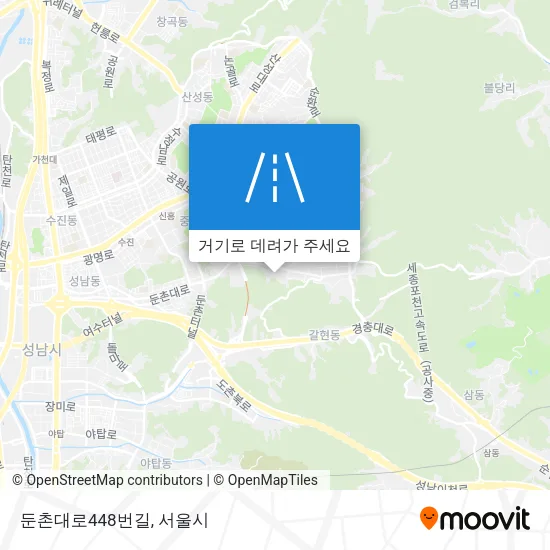 둔촌대로448번길 지도