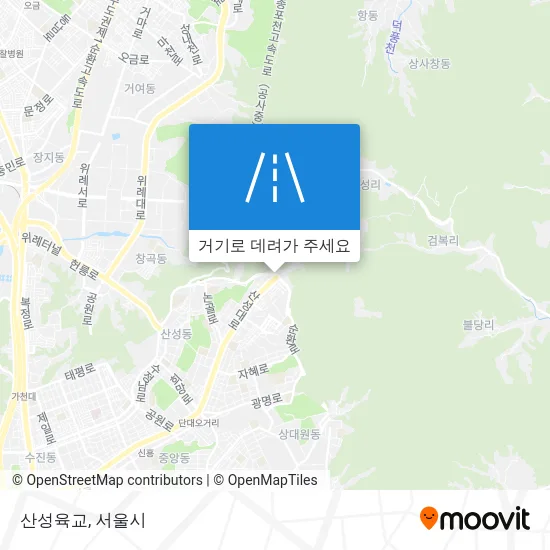 산성육교 지도
