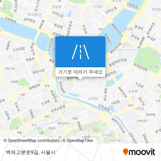 백제고분로9길 지도