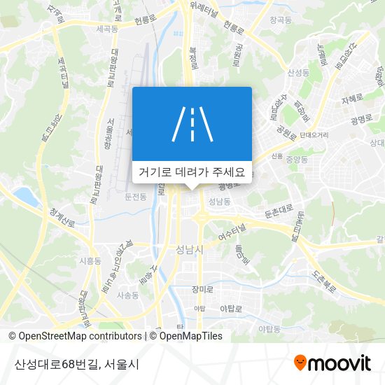 산성대로68번길 지도