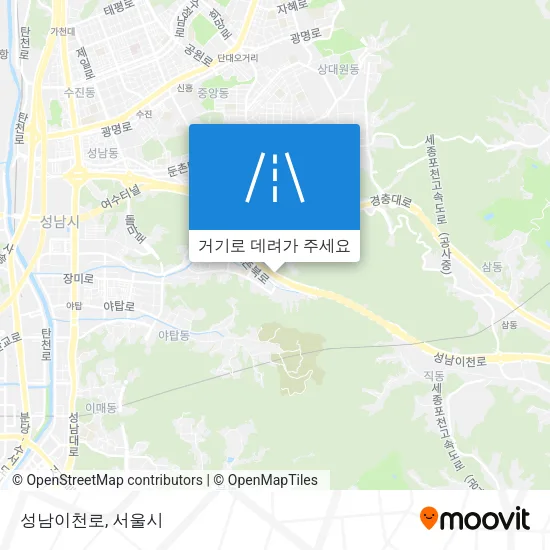 성남이천로 지도