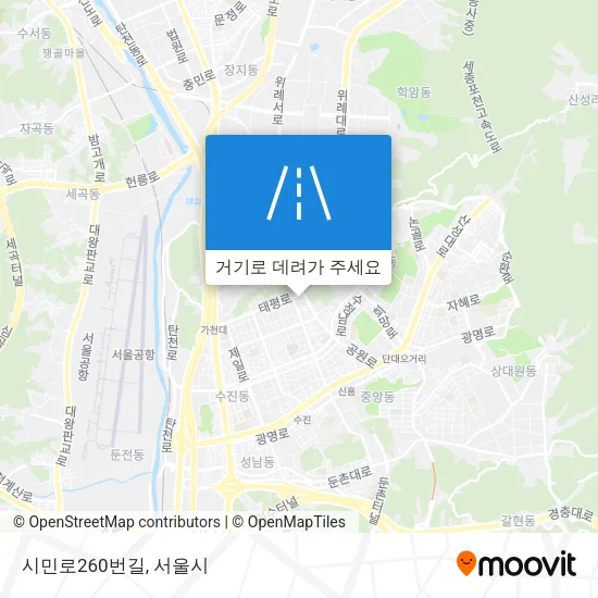 시민로260번길 지도