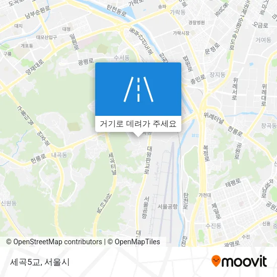 세곡5교 지도