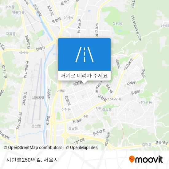 시민로250번길 지도