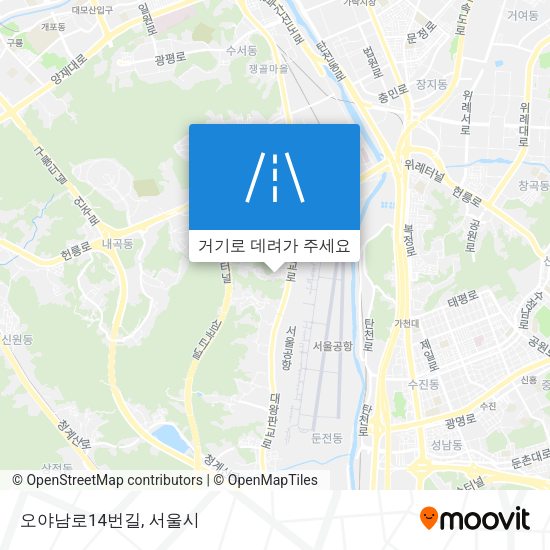 오야남로14번길 지도