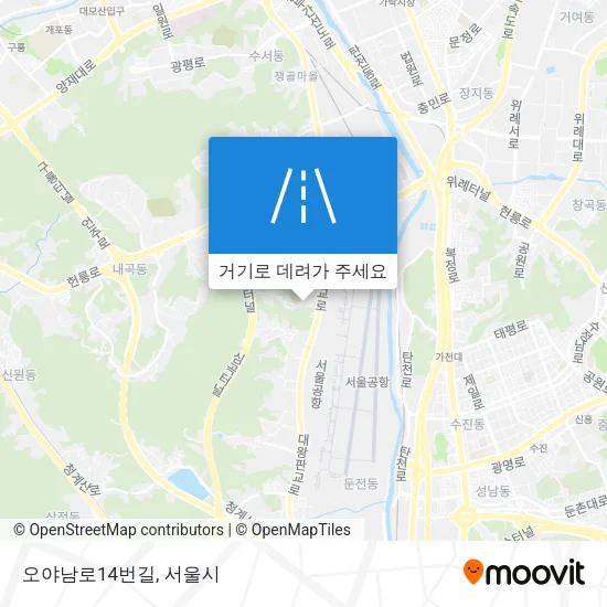 오야남로14번길 지도