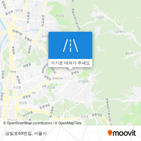금빛로69번길 지도