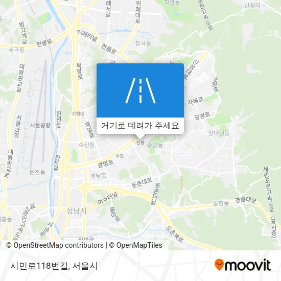 시민로118번길 지도