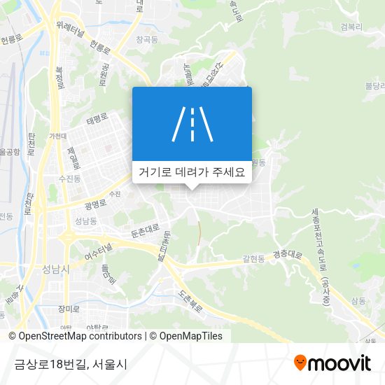 금상로18번길 지도