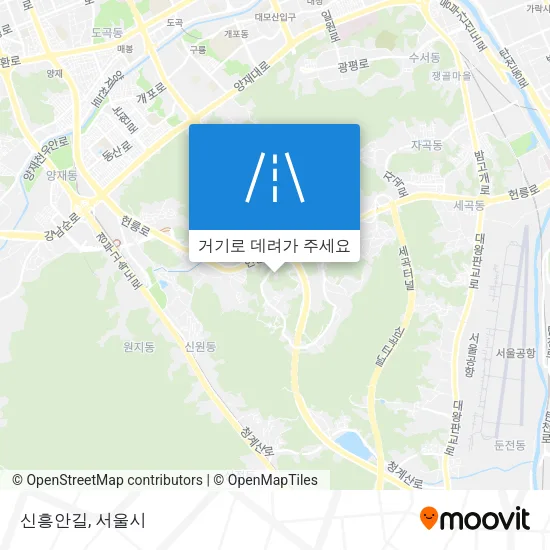 신흥안길 지도