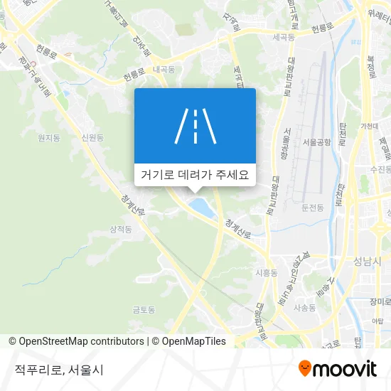 적푸리로 지도