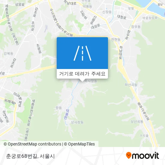 춘궁로68번길 지도