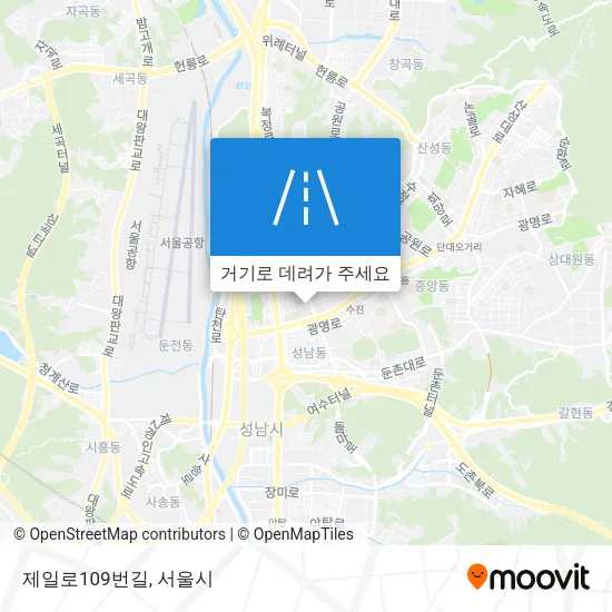 제일로109번길 지도