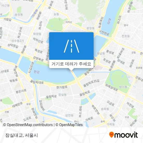 잠실대교 지도