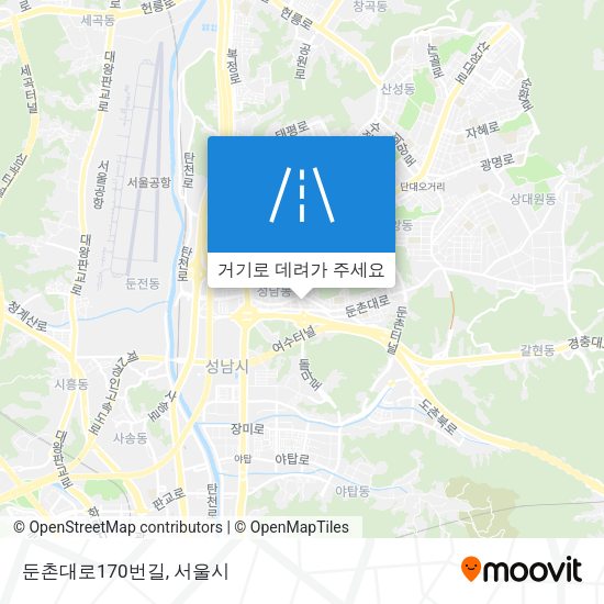둔촌대로170번길 지도