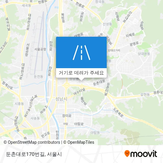 둔촌대로170번길 지도