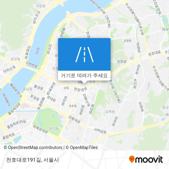 천호대로191길 지도