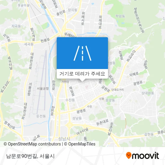 남문로90번길 지도