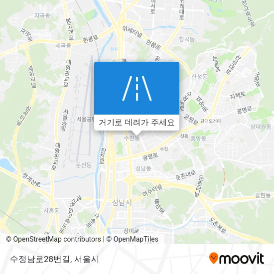 수정남로28번길 지도