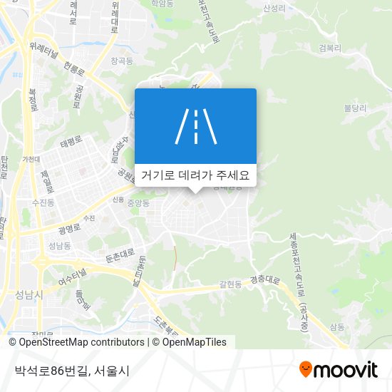 박석로86번길 지도