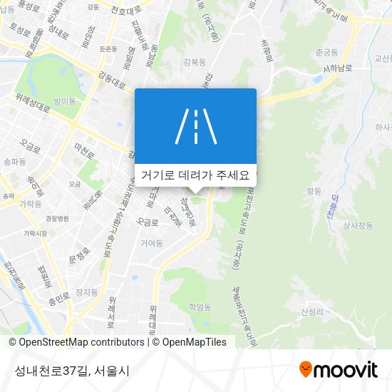 성내천로37길 지도