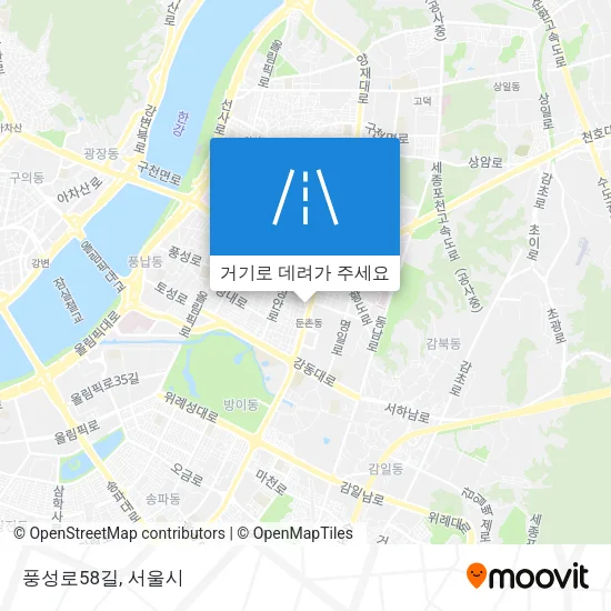 풍성로58길 지도