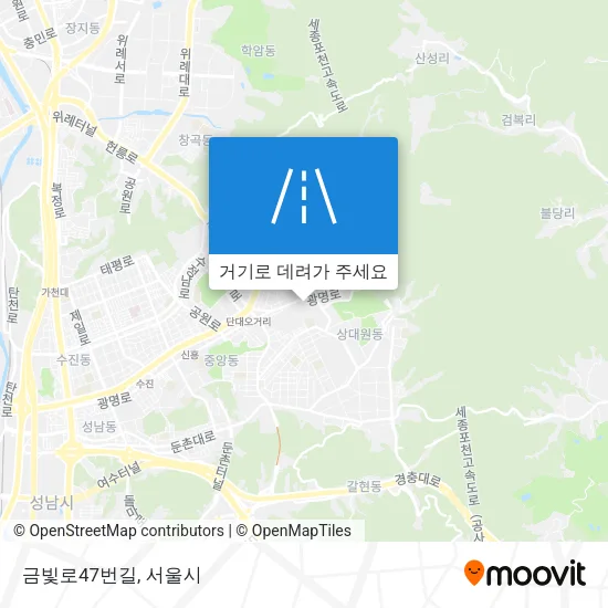 금빛로47번길 지도