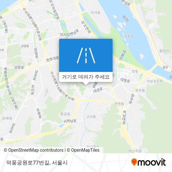 덕풍공원로77번길 지도