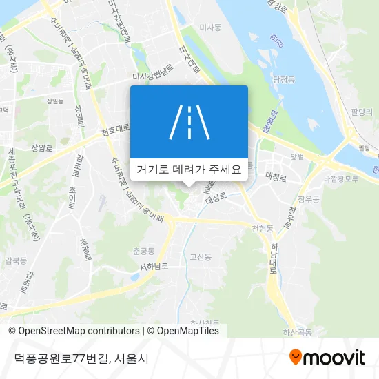 덕풍공원로77번길 지도