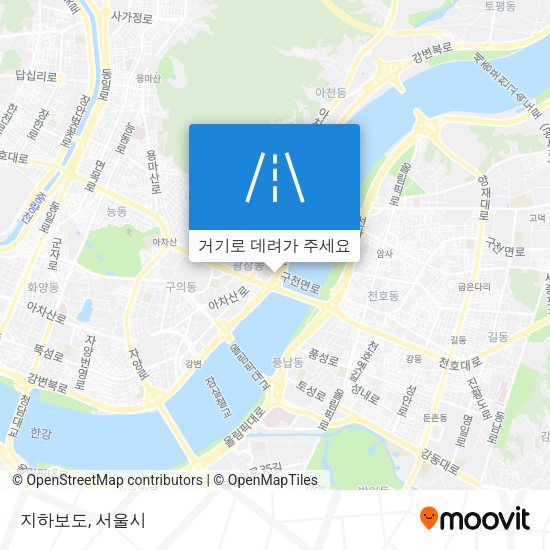지하보도 지도