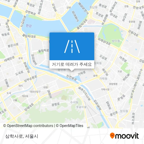 삼학사로 지도