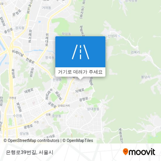 은행로39번길 지도