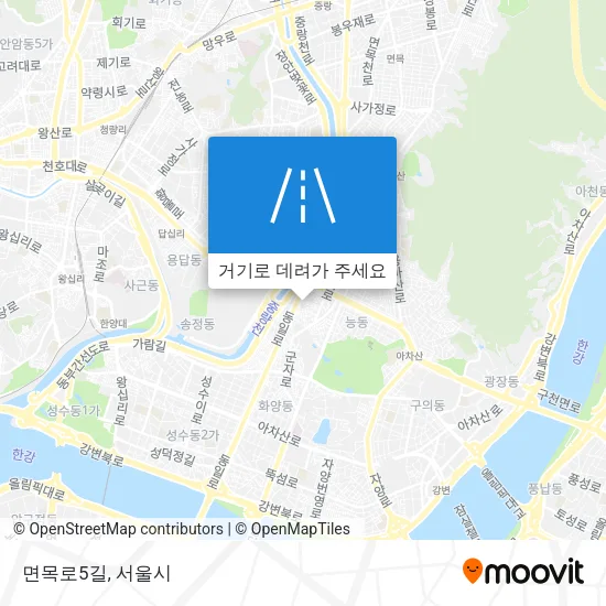면목로5길 지도