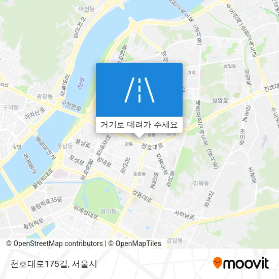 천호대로175길 지도