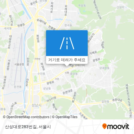 산성대로283번길 지도