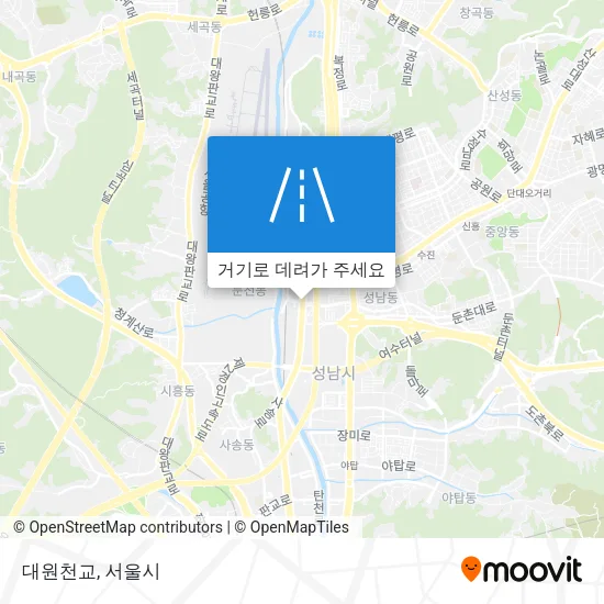 대원천교 지도