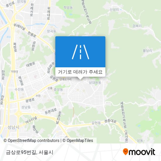 금상로95번길 지도