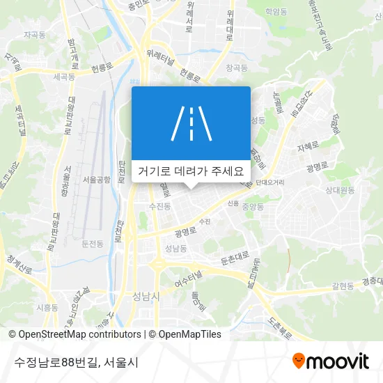 수정남로88번길 지도
