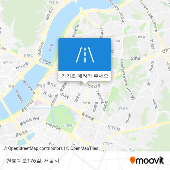 천호대로176길 지도