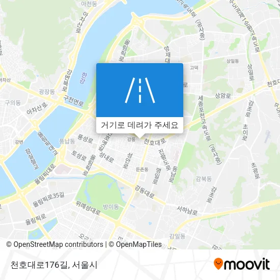 천호대로176길 지도
