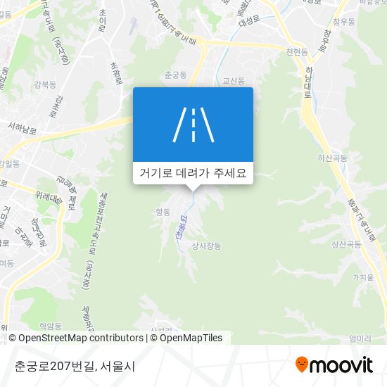 춘궁로207번길 지도