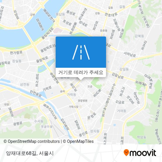 양재대로68길 지도