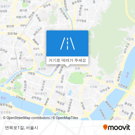면목로1길 지도