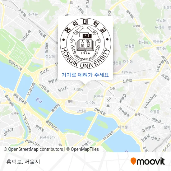 홍익로 지도