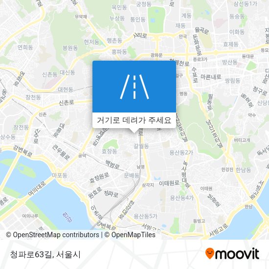 청파로63길 지도